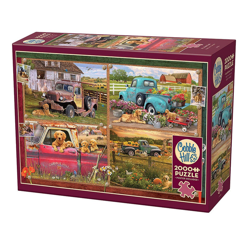Cobble Hill - It's A Dog's Life (2000-Piece Puzzle) - Limolin 