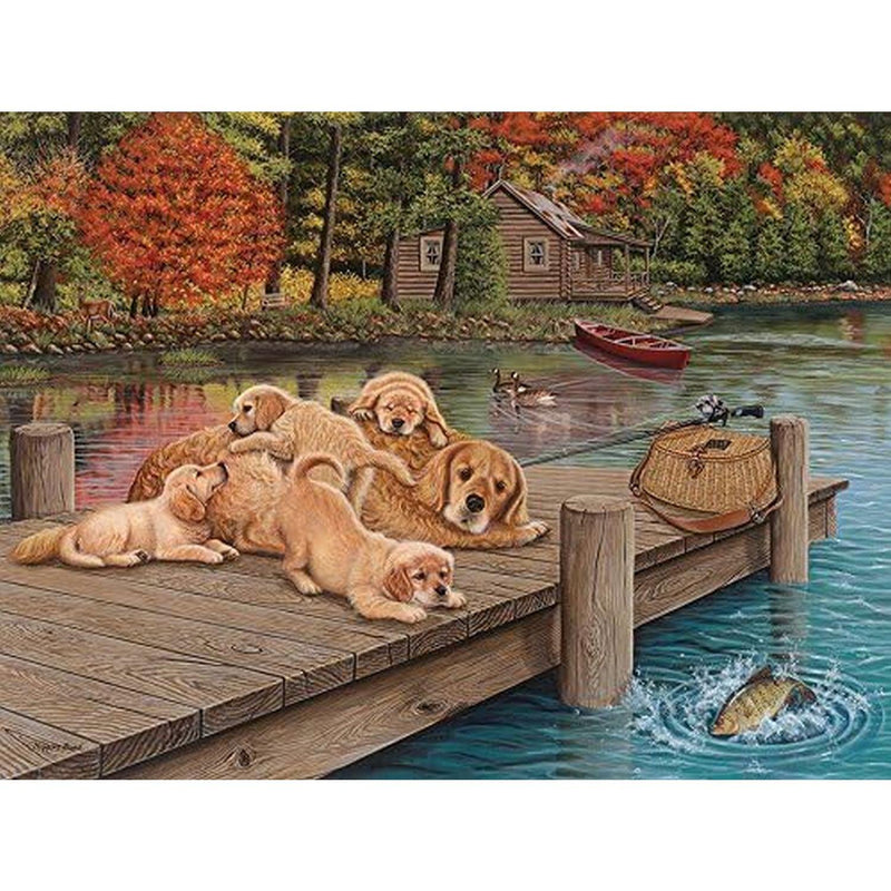 Cobble Hill - Lazy Day On The Dock - Easy Handling 275 Piece - Limolin 