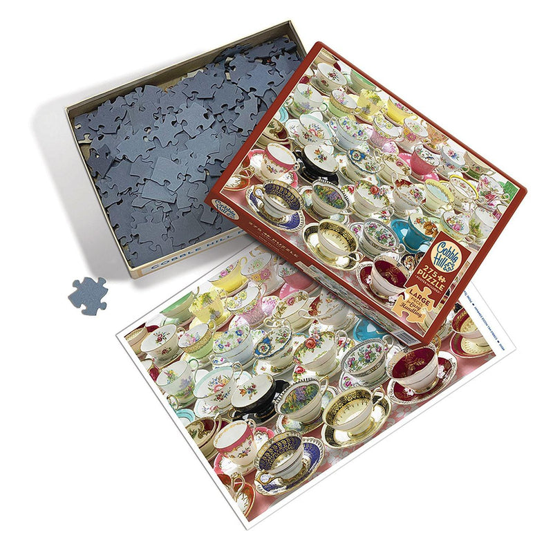 Cobble Hill - More Teacups - Easy Handling 275 Piece - Limolin 