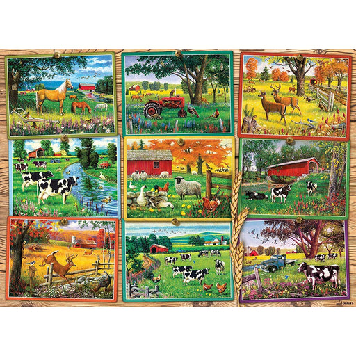 Cobble Hill - Postcards From The Farm (1000-Piece Puzzle) - Limolin 