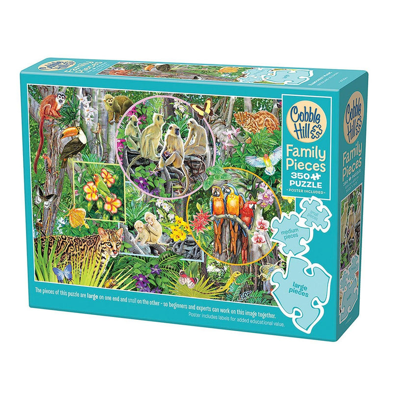 Cobble Hill - Rainforest Magic (Family) | Family Pieces 350 - Limolin 