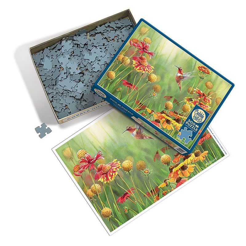 Cobble Hill - Rufous Hummingbird (500-Piece Puzzle) - Limolin 