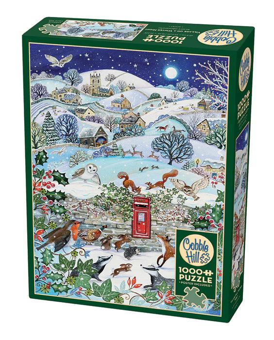 Cobble Hill - Village on a Winter Night- 1000 piece - Limolin 
