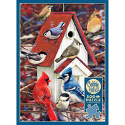 Cobble Hill - Winter Birdhouse (500-Piece Puzzle) - Limolin 