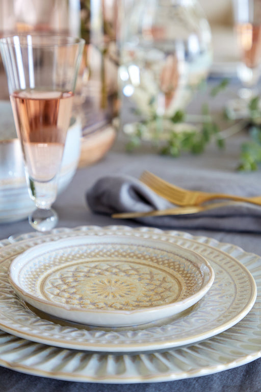 Costa Nova - Cristal Nacre Dinner Plate - Limolin 