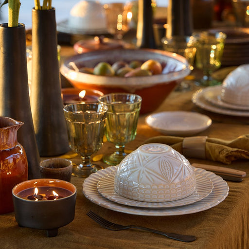Costa Nova - Cristal White Salad/dessert plate - Limolin 