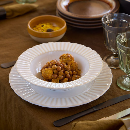 Costa Nova - Cristal White Soup/pasta bowl - Limolin 
