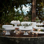 Costa Nova - Pearl White Footed plate e33 - Limolin 