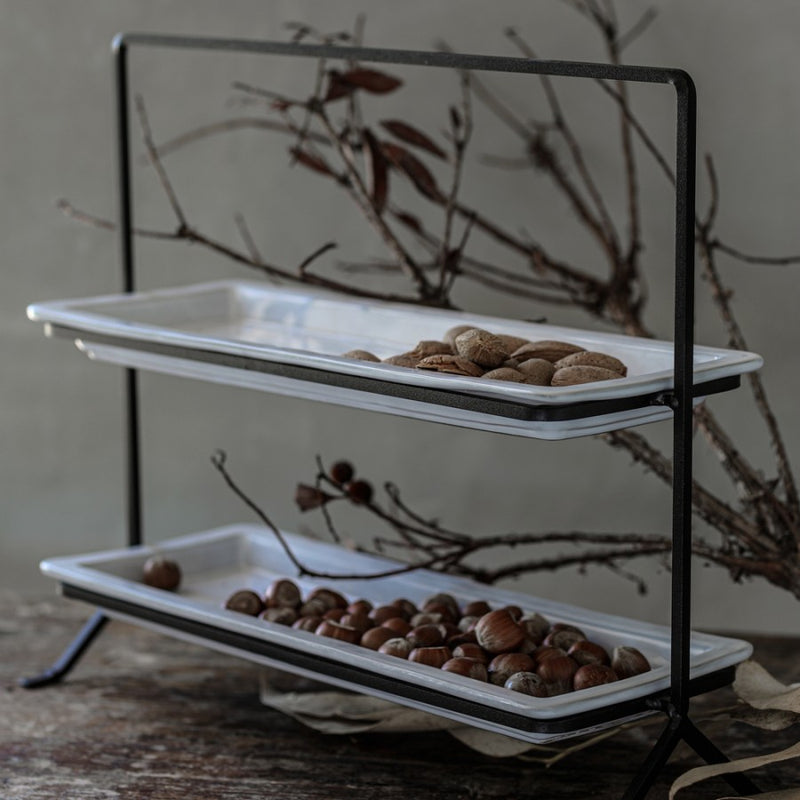 Costa Nova - Plano White Rectangular tray - Limolin 