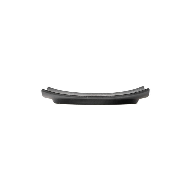 Costa Nova - Resonance Black Square Plate - Limolin 