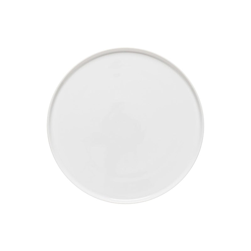 Costa Nova - Resonance White Porcelain Dinner Plate - Limolin 