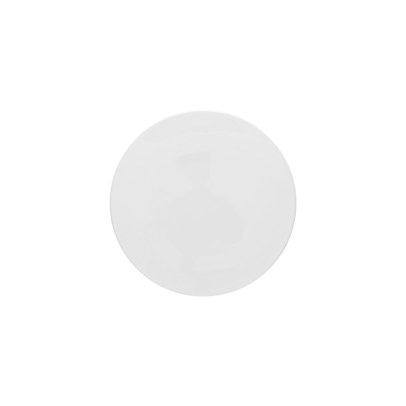 Costa Nova - Resonance White Porcelain Flat Salad Plate - Limolin 