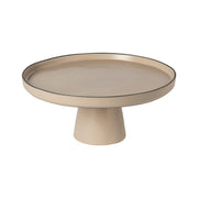 Costa Nova - Stacked Organic Footed plate - Limolin 