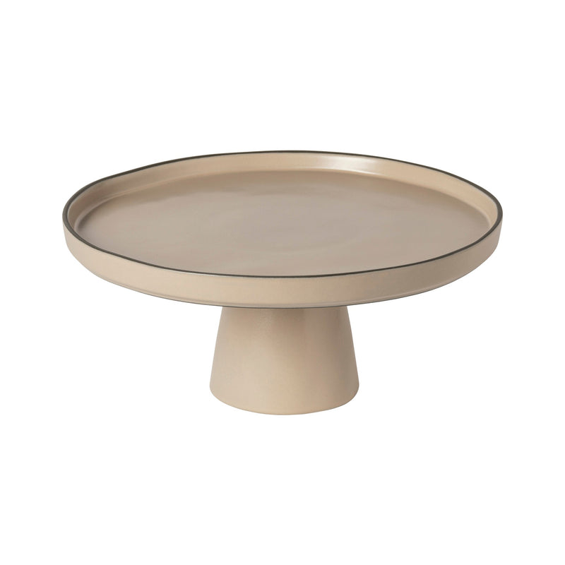 Costa Nova - Stacked Organic Footed plate - Limolin 