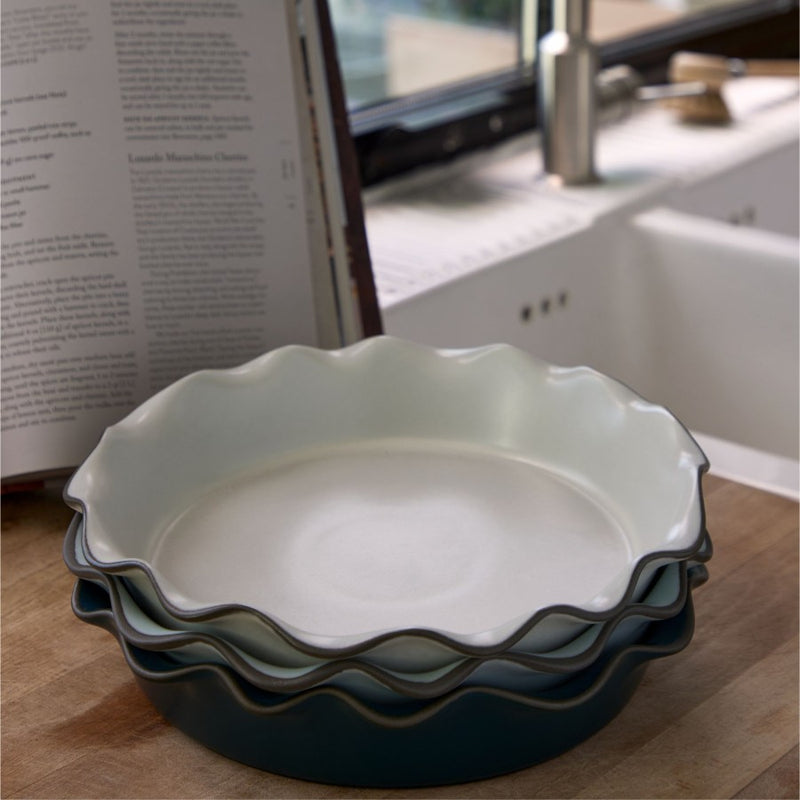 Costa Nova - Stacked Organic Salt Pie dish - Limolin 