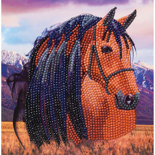Crystal Art - CA Card - Horse - Limolin 