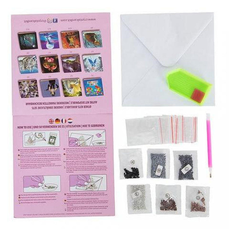 Crystal Art - CA Card Kit - Robin - Limolin 