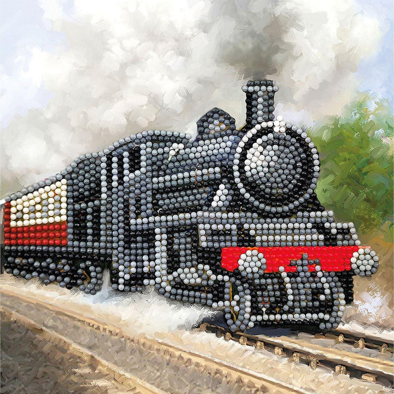 Crystal Art - CA Card - Train - Limolin 
