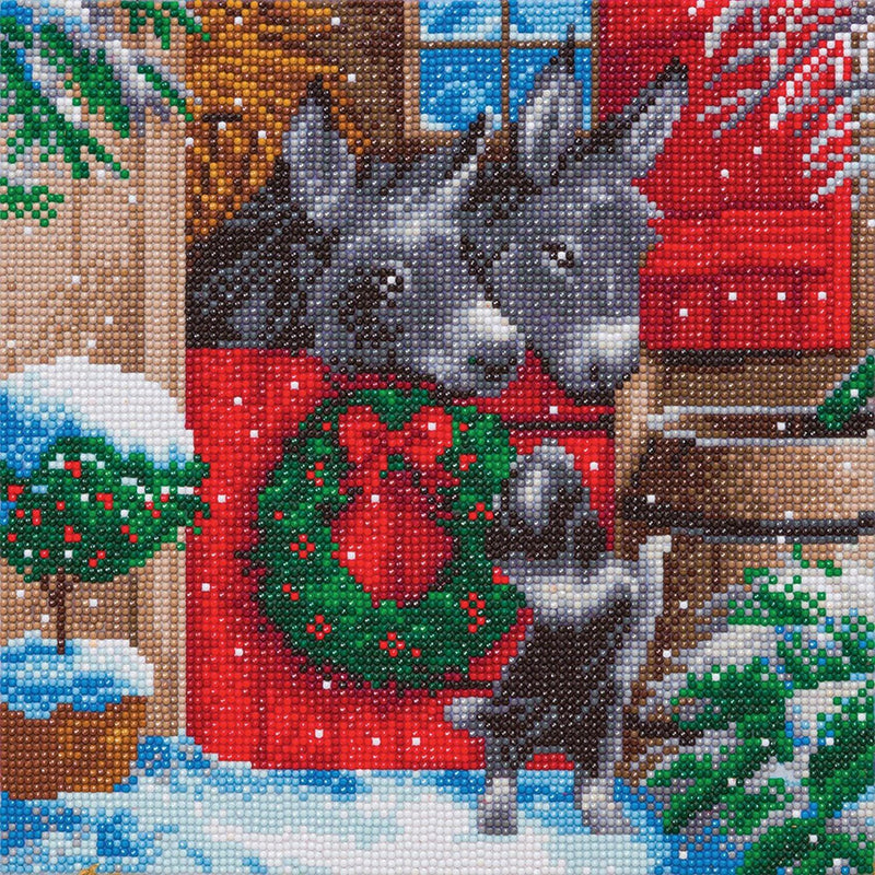 Crystal Art - CA Kit (Medium) - Yuletide Stable - Limolin 
