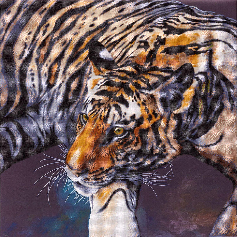 Crystal Art - CA Mtd Kit (XL size B) - The Tiger - Limolin 