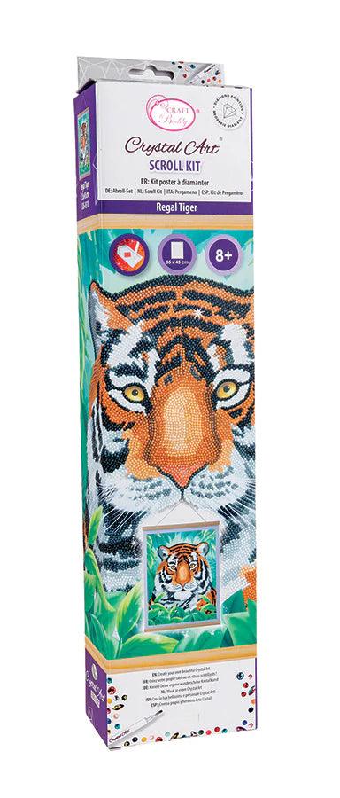 Crystal Art - CA Scroll Kit: Regal Tiger - Limolin 
