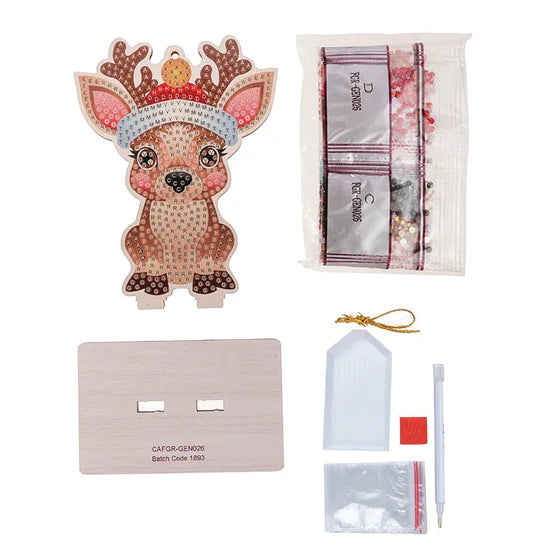 Crystal Art - Ornament: Reindeer - Limolin 