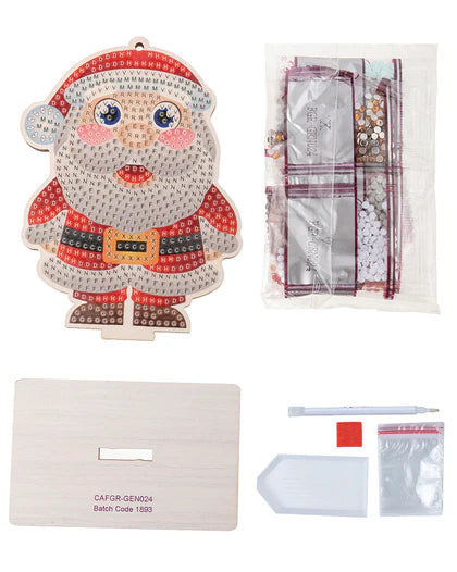 Crystal Art - Ornament: Santa - Limolin 