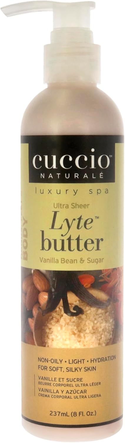 Cuccio - Lytes Ultra-Sheer Body Butter Vanilla Bean & Sugar (8 oz) - Limolin 