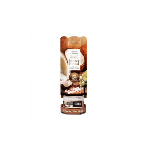 Cuccio - Présentoir Coconut & Gingembre/Coconut & White Ginger Butter (6 X 8Oz) - Limolin 