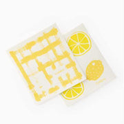 Cuisipro - All Purpose Eco-Cloth, SM 20x17cm Yellow ZigZag/Pineapple 2pk - Limolin 