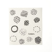 Cuisipro - All Purpose Eco-Cloth, SM 20x17x0.2cm/7.87x6.7" Black Circle - Limolin 