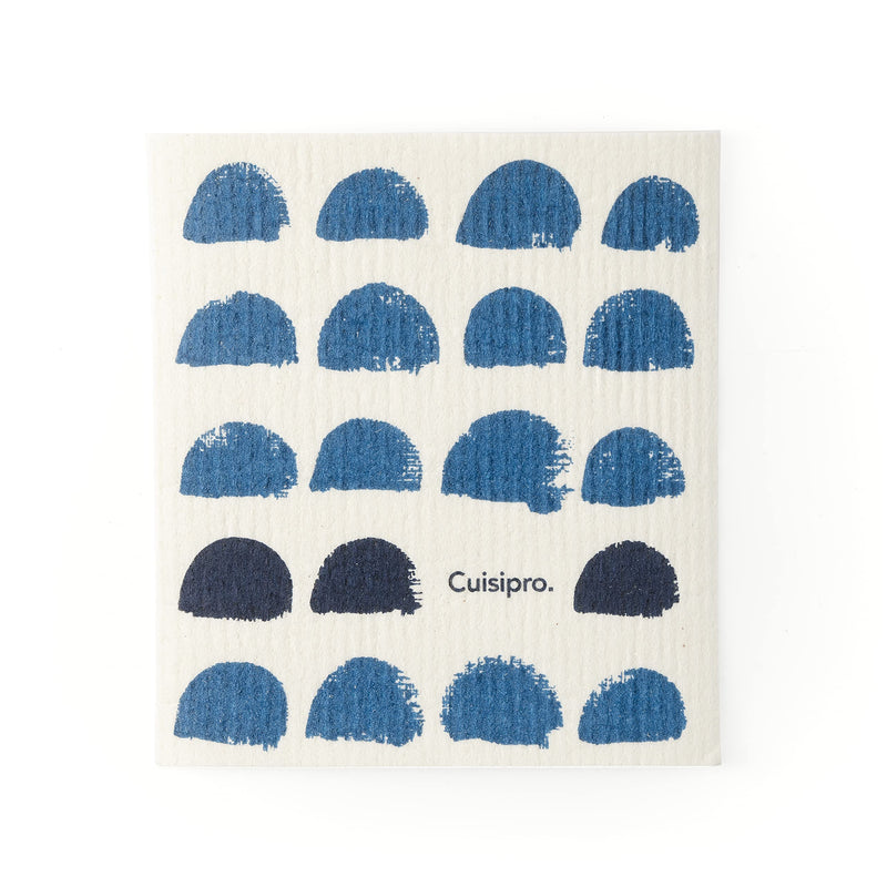 Cuisipro - All Purpose Eco-Cloth, SM 20x17x0.2cm/7.87x6.7" Blue Dots - Limolin 