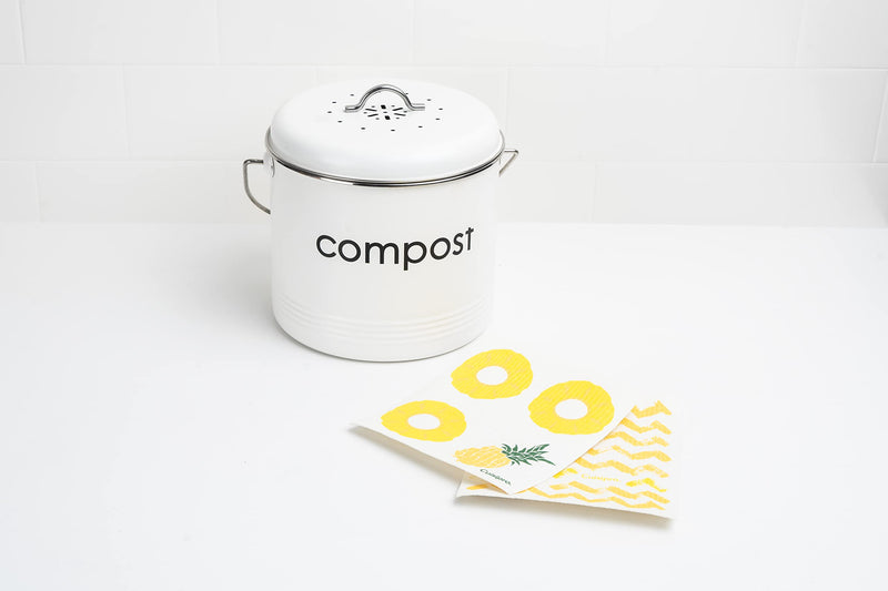 Cuisipro - All Purpose Eco-Cloth, SM 20x17x0.2cm/7.87x6.7" Pineapple - Limolin 
