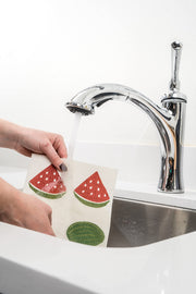 Cuisipro - All Purpose Eco-Cloth, SM 20x17x0.2cm/7.87x6.7" Watermelon - Limolin 