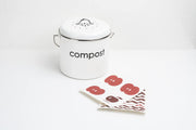 Cuisipro - All Purpose Eco-Cloth, SM 20x17x0.2cm Red ZigZag/Apple 2pk - Limolin 