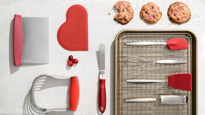Cuisipro - Flexible Offset Spatula 8.75"/22.3cm SS Red - Limolin 