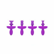 Cuisipro - Mini Pop Mold Farm 4pc/Set 2oz/60ml Purple - Limolin 