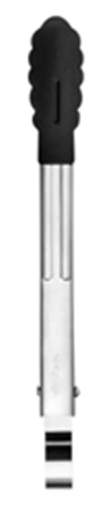 Cuisipro - PICCOLO Mini Tongs 7"/18cm Silicone Black - Limolin 