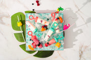 Cuisipro - SNAP-FIT Square Pop Mold 2.9oz/85ml Set of 6 Turquoise - Limolin 