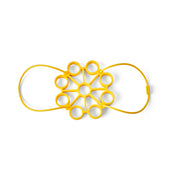 Cuisipro - Silicone Egg Rack, Yellow 6.25x6.25x0.75"/16x16x2cm - Limolin 