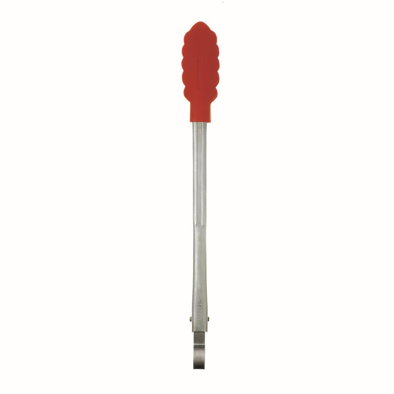 Cuisipro - Tongs with Teeth 12"/30.5cm Silicone Red - Limolin 