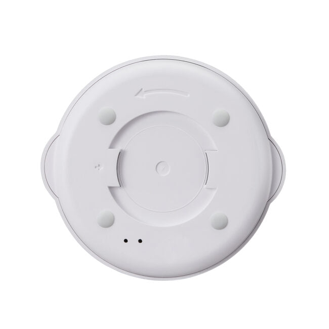 Gyration - Smart Home Indoor Wifi Camera 2K Cyberview 2000 PTZ (Pan Tilt Zoom) Built in Mic Night Vision Google & Alexa - Call Button - White