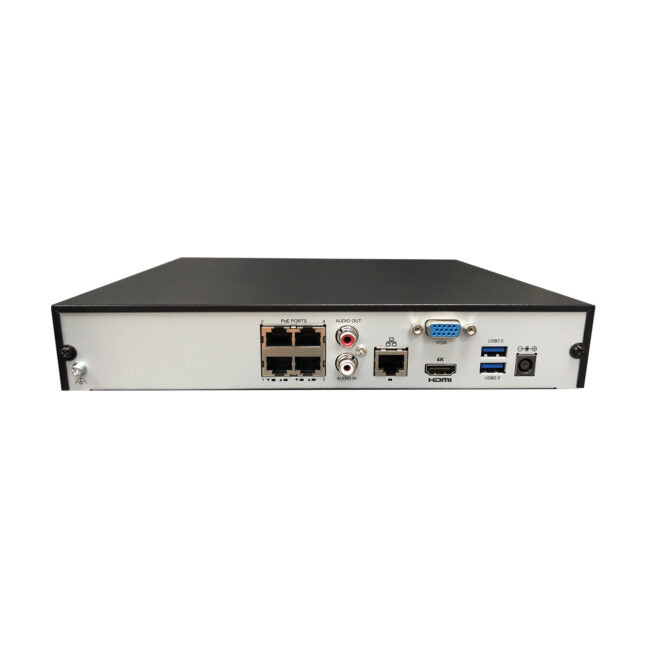 Gyration - Network Video Recorder (NVR) CYBERVIEW N4 with PoE 4-Channel Input
