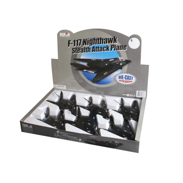 Daron - F-117 Nighthawk Die - Cast P / B (6 Pc / Display)