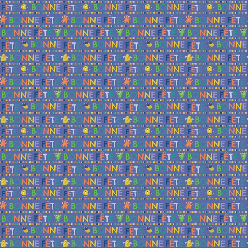 WRAPPING PAPER - REAM: EMBALLAGE ANNIV. - BONNE F�TE