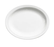 Browne - PALM Oval Platter, D - 9.75"/24.8cm, Porcelain, White