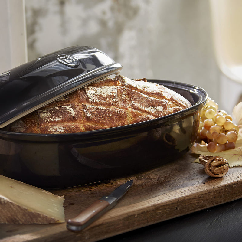 EMILE HENRY - Bleu Nuit Artisan Loaf Baker 36x24x16 cm 3 L