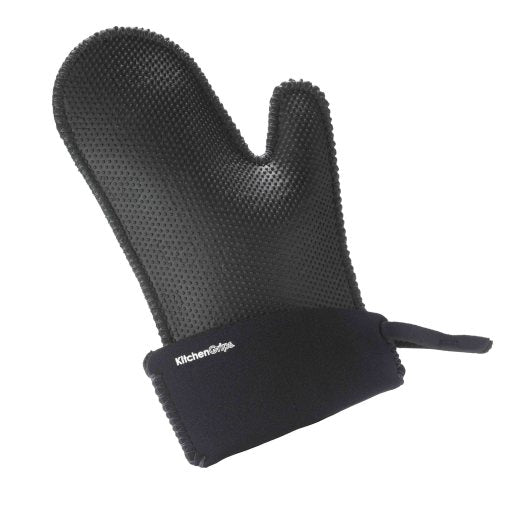 KITCHEN GRIPS - Chefs Mitt Large 36x19 cm / 14x7.5" Black / Black Flxaprene