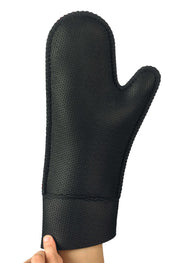 KITCHEN GRIPS - Chefs Mitt Large 36x19 cm / 14x7.5" Black / Black Flxaprene