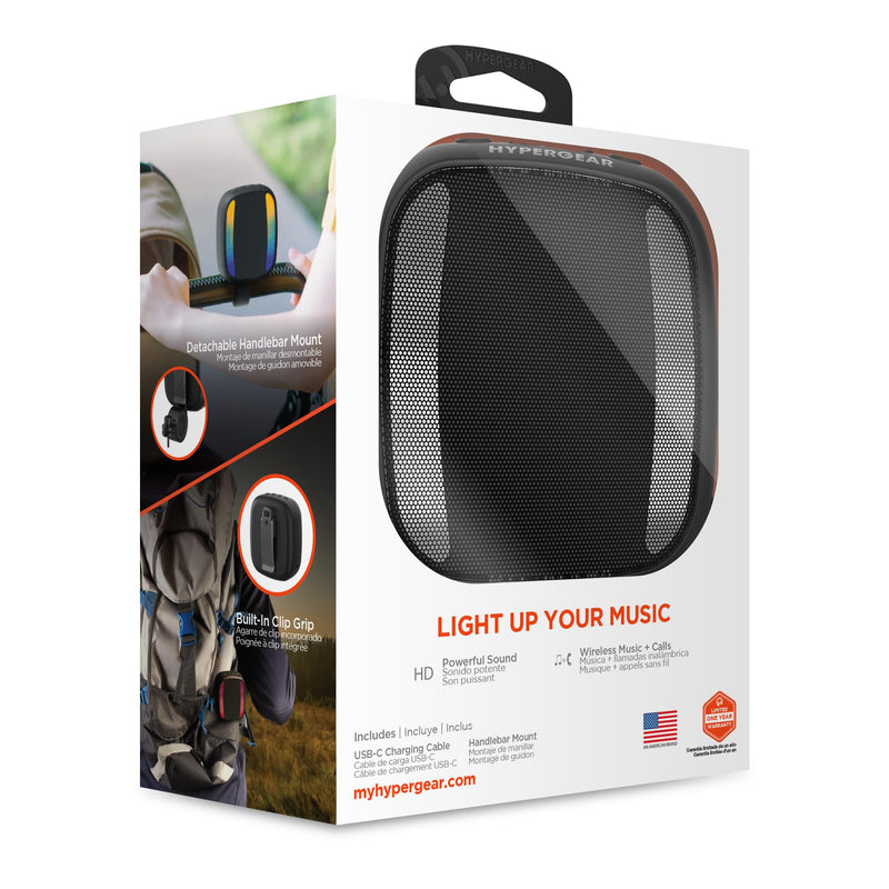 HyperGear - Hypergear Speaker Bluetooth 5W Bicycle Handlebar Speaker - Black - Limolin 